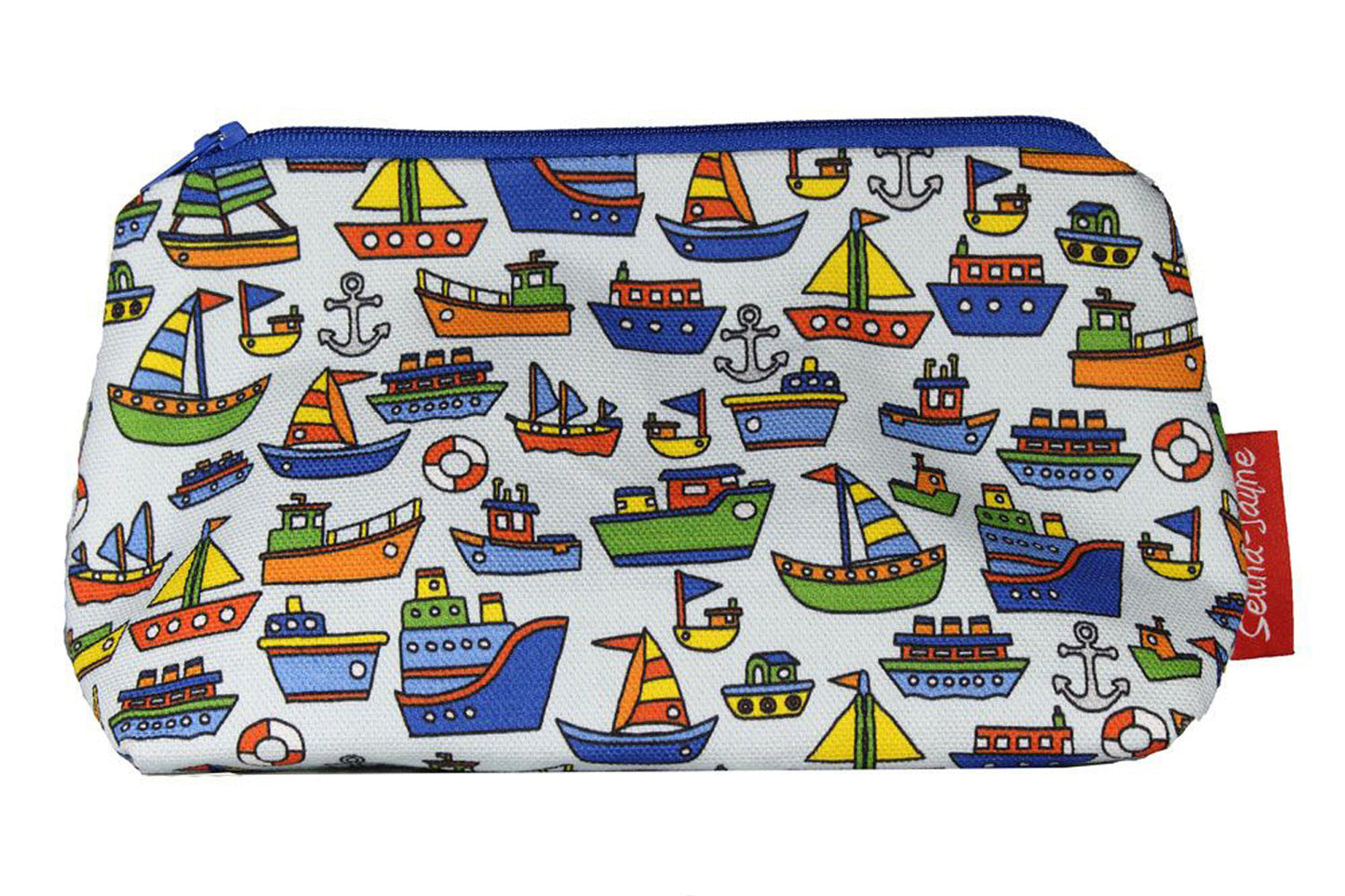 Boats makeup bag showing premium quality and wipe-clean lining