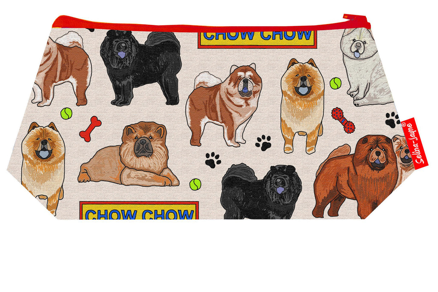 Chow Chow Dog Cosmetic Bag