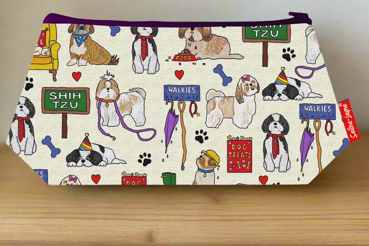 Shih Tzu Makeup Bag