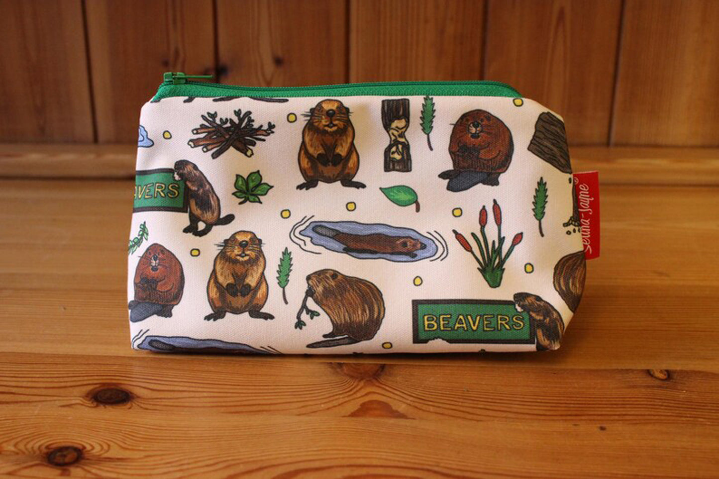 Beavers Makeup Bag by Selina-Jayne