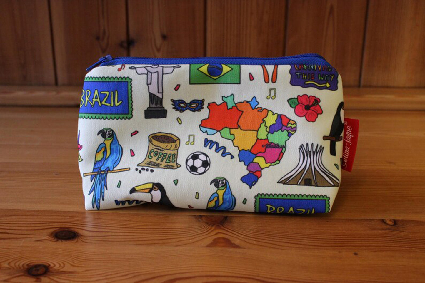 Brazil Makeup Bag by Selina-Jayne