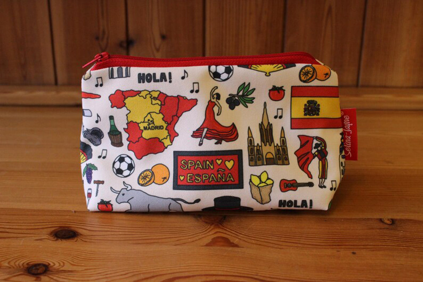 Spain Makeup Bag by Selina-Jayne