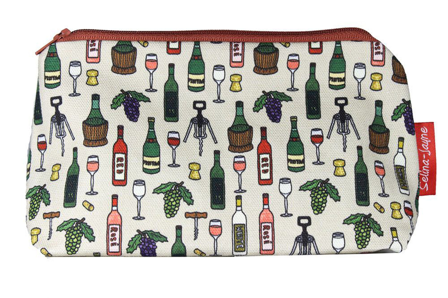 Wine Makeup Bag by Selina-Jayne