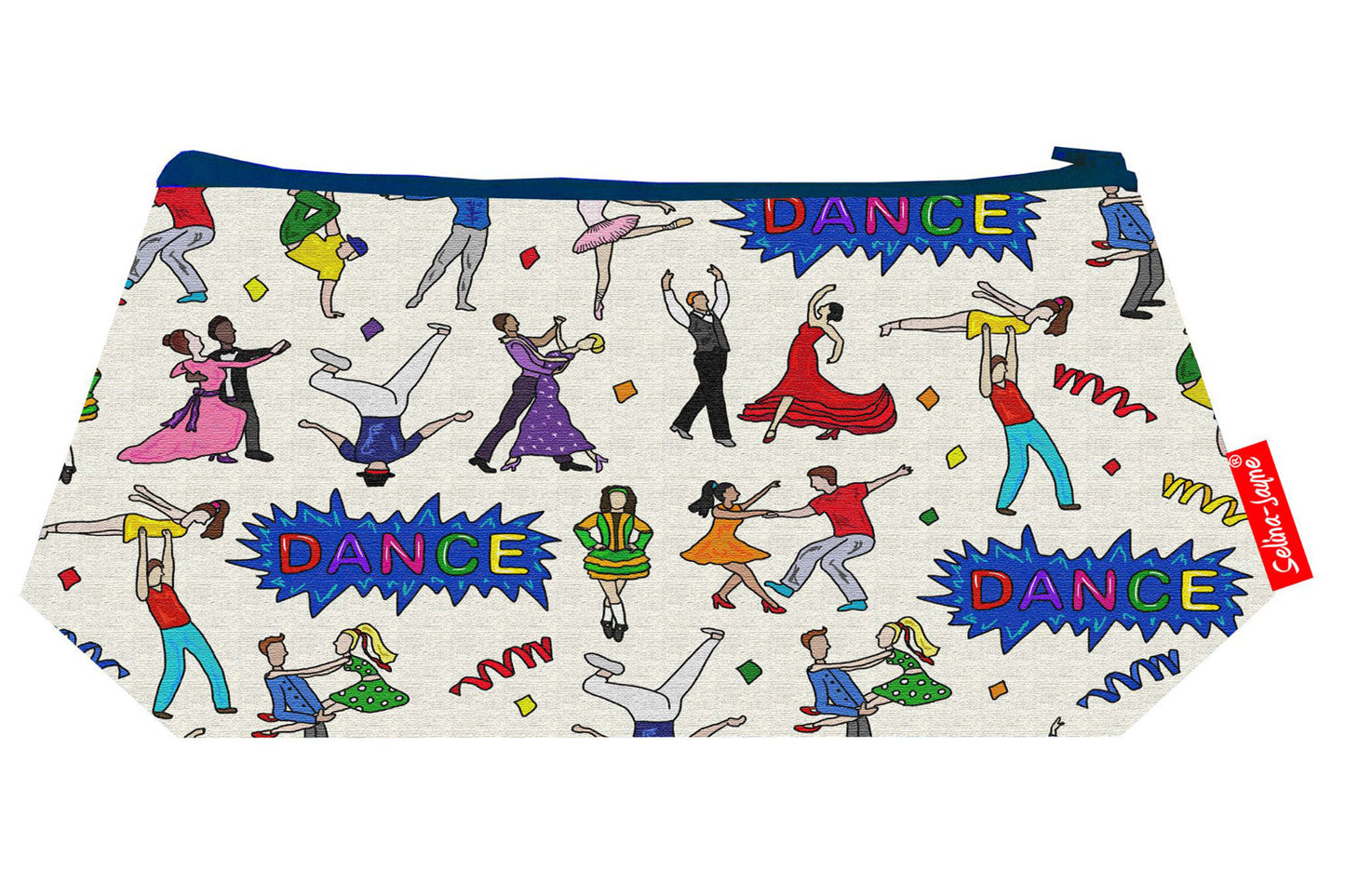 Selina-Jayne dance lover makeup bag with wipe-clean lining