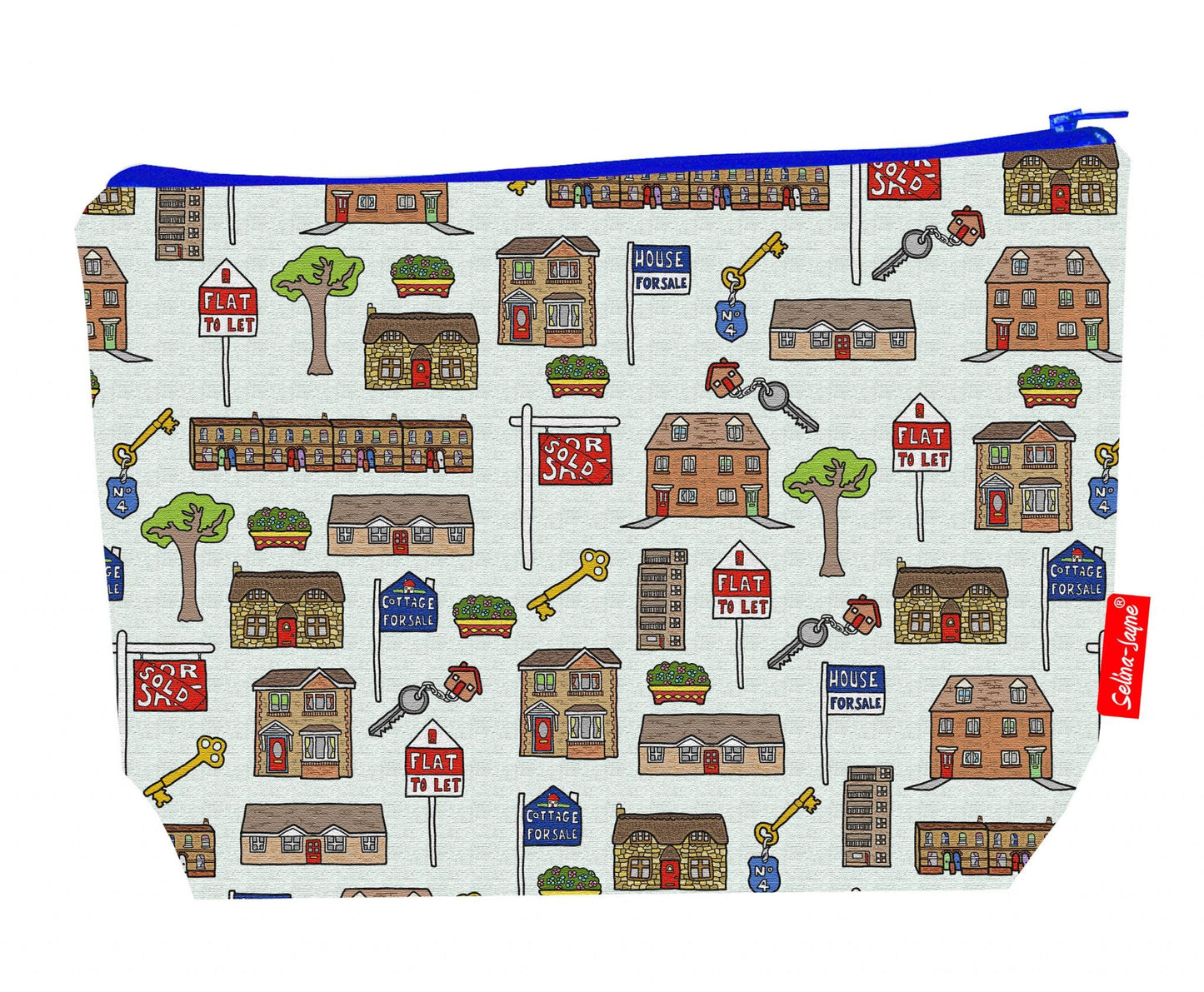 Premium estate agent wash bag with practical 29cm size and vibrant HD print