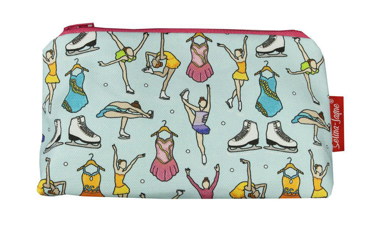 Ice Skating Cosmetic Bag by Selina-Jayne