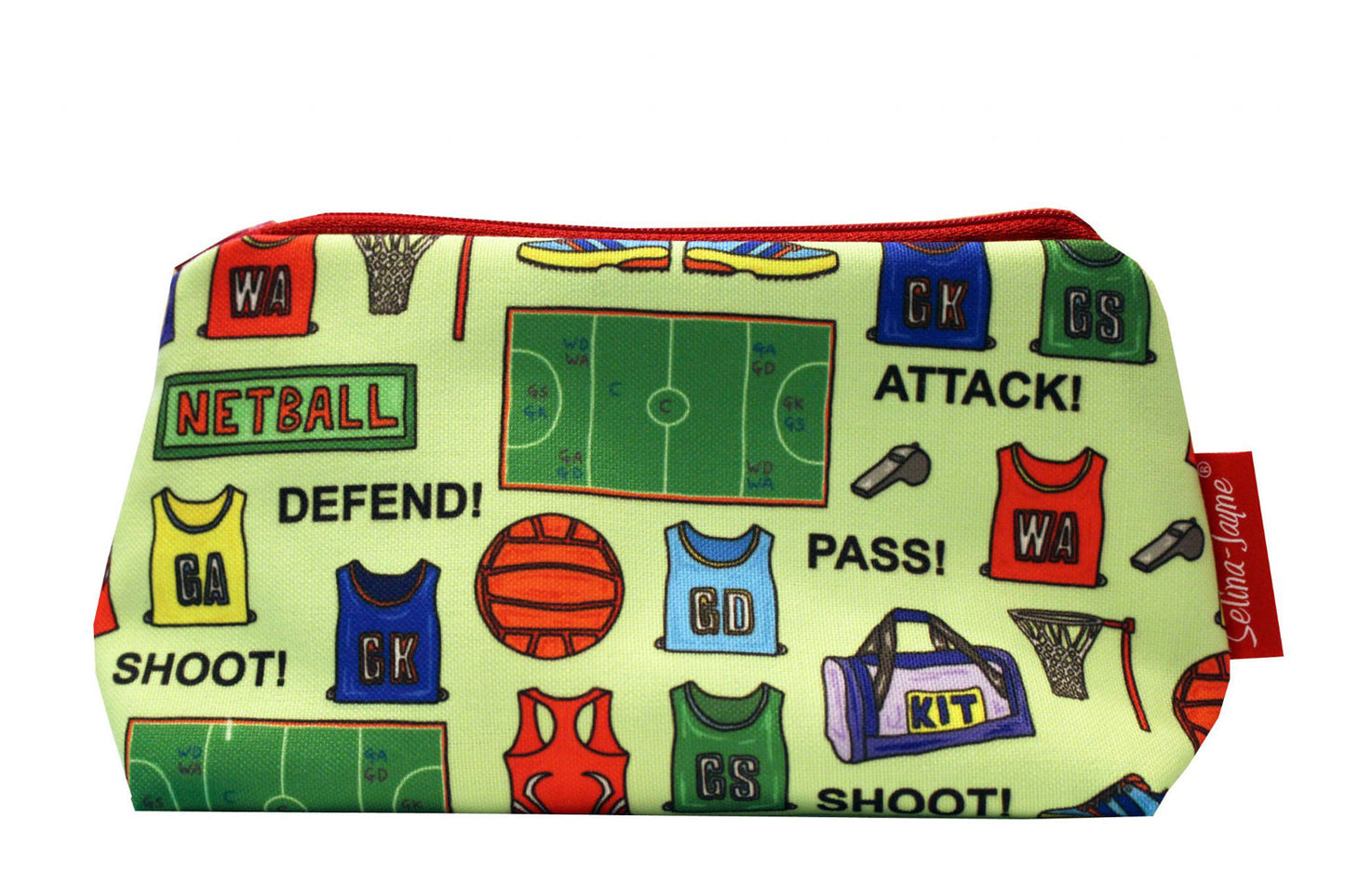 Netball Cosmetic Bag by Selina-Jayne
