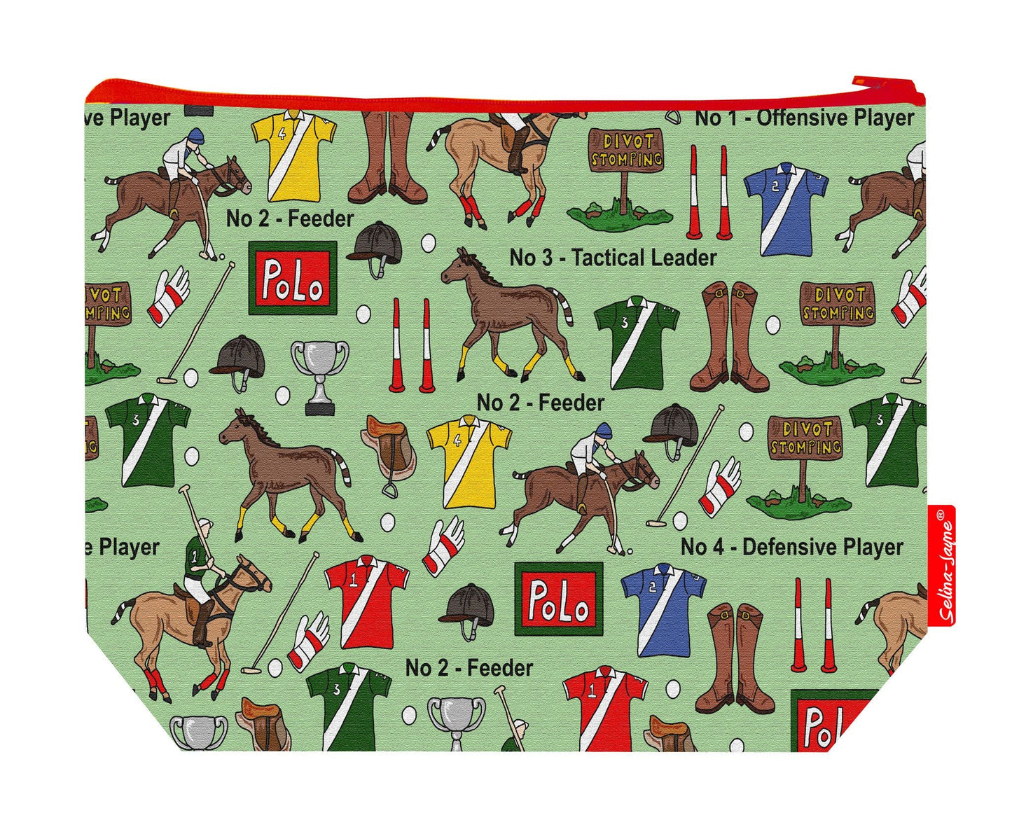 Premium equestrian-themed wash bag perfect for polo players and horse riding enthusiasts