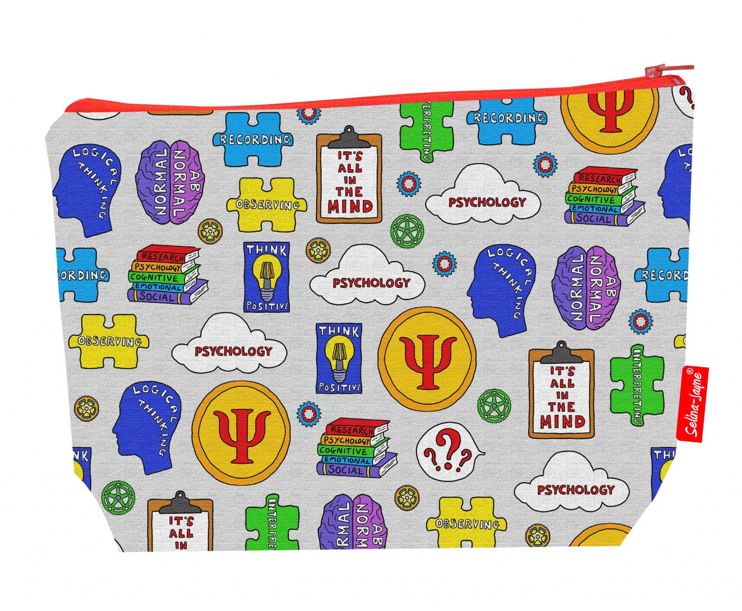 Premium mental health professional wash bag perfect for psychologists, therapists and counsellors