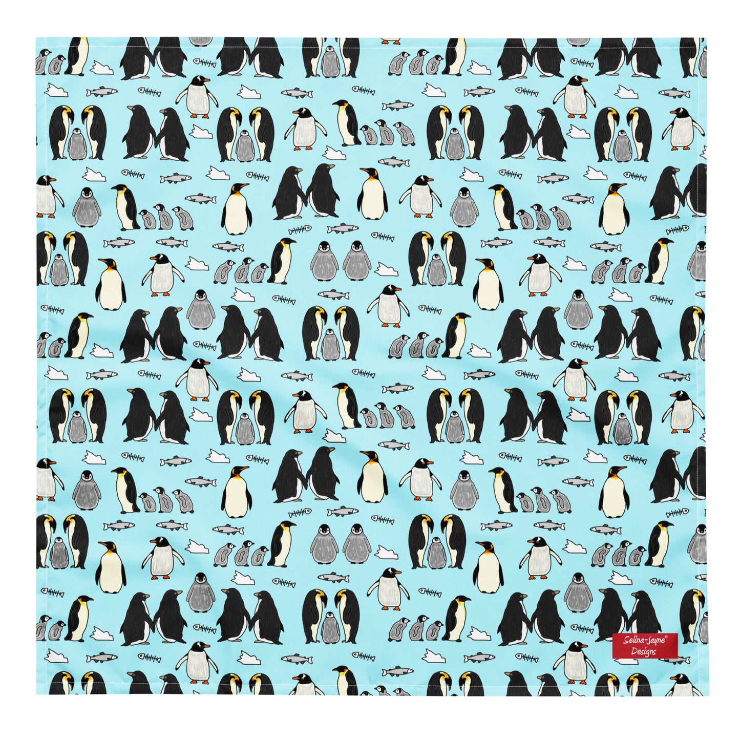 Penguins All-over Print Bandana by Selina-Jayne
