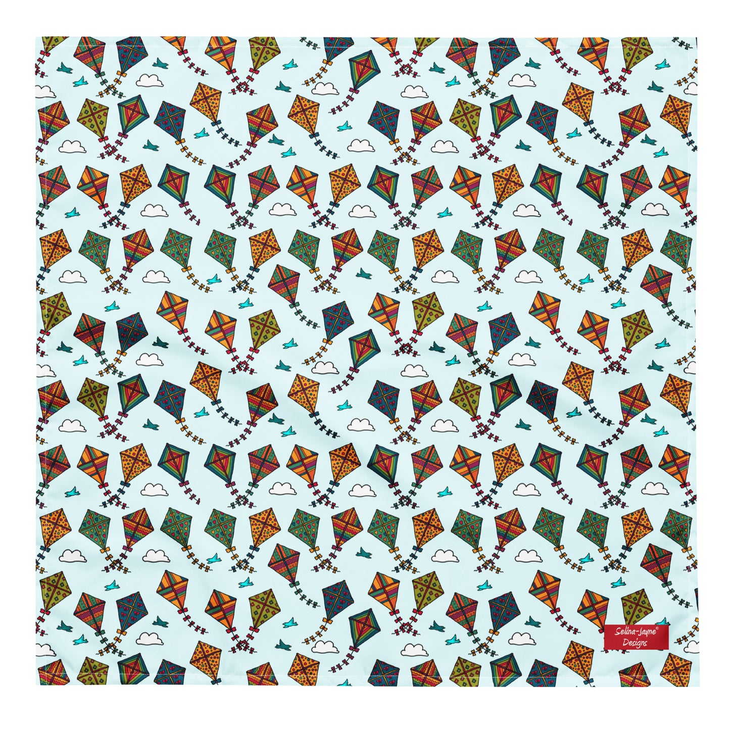 Kites All-over Print Bandana by Selina-Jayne