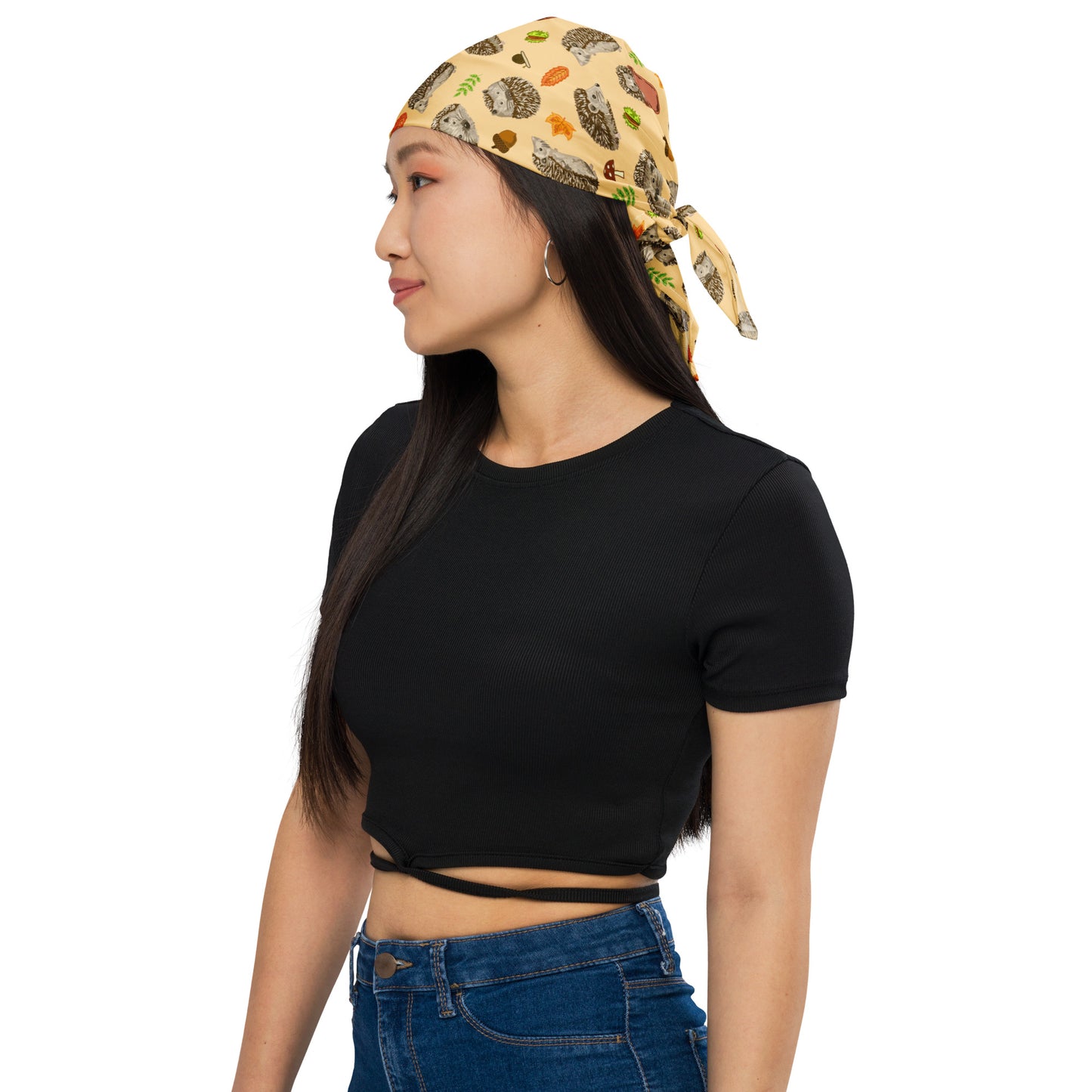 Hedgehogs All-over Print Bandana by Selina-Jayne