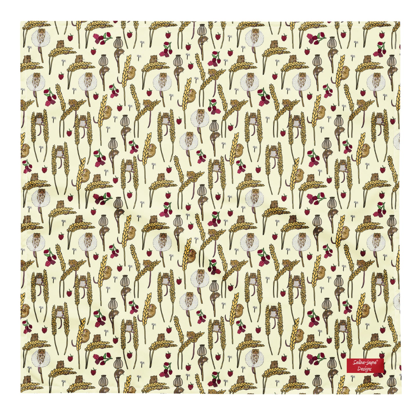 Dormouse All-over Print Bandana by Selina-Jayne