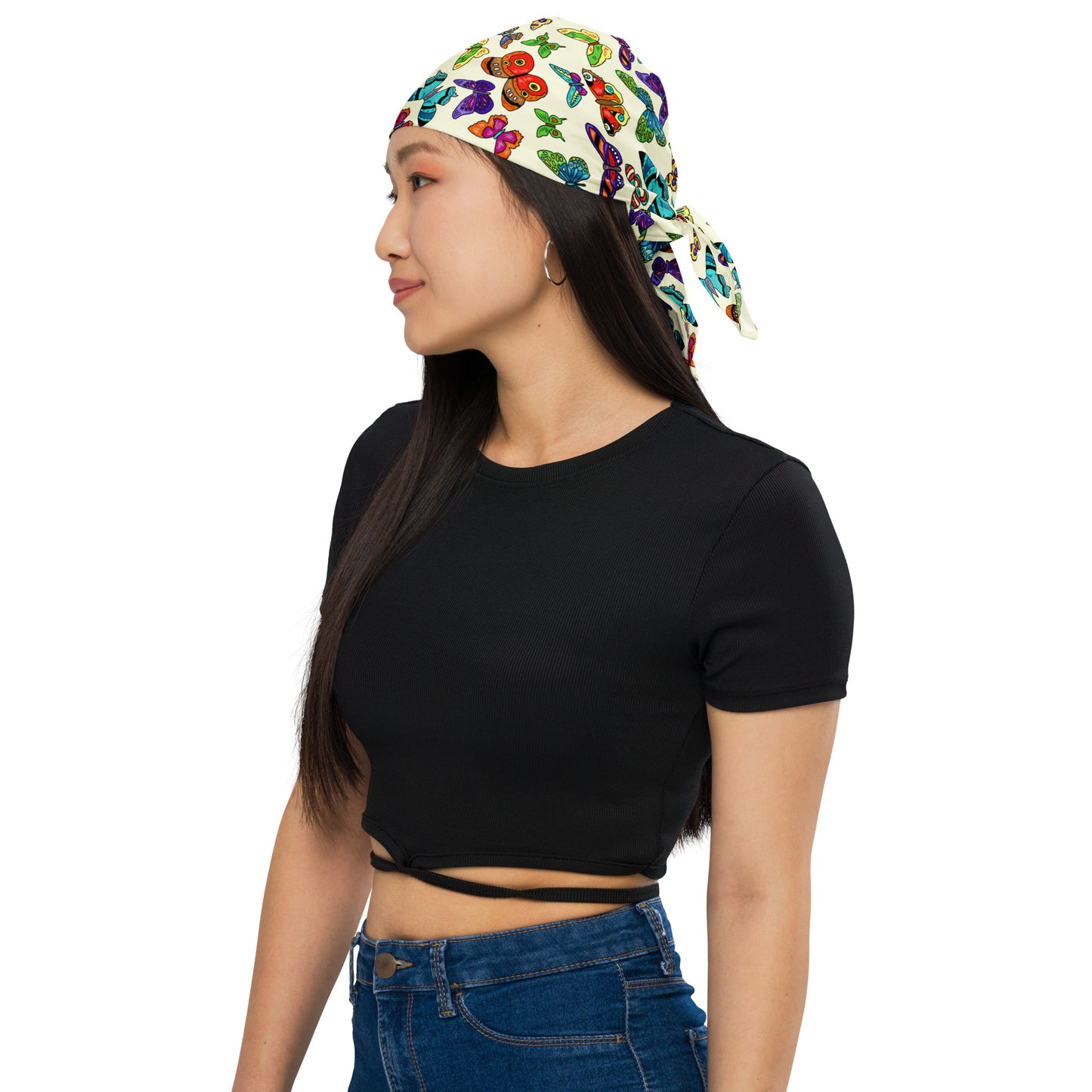 Butterfly All-over Print Bandana by Selina-Jayne