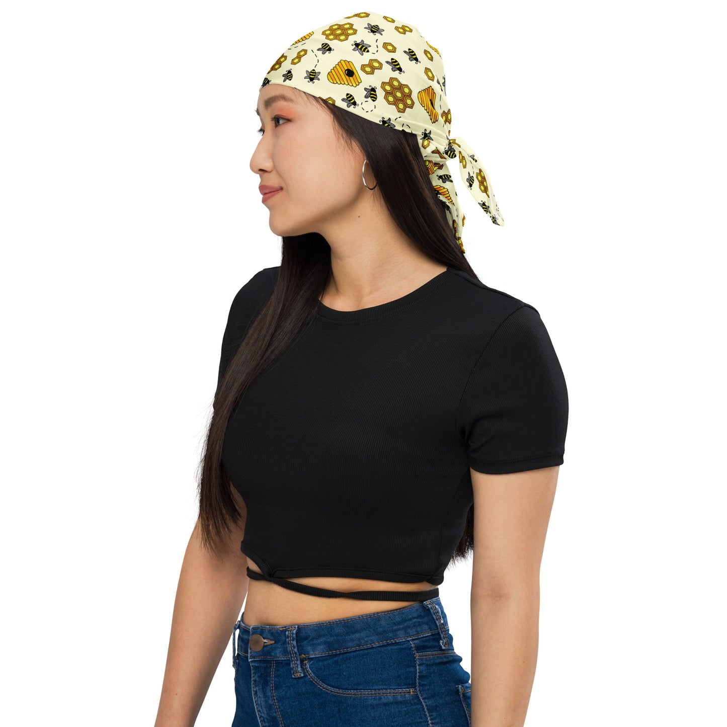 Bees All-over Print Bandana by Selina-Jayne