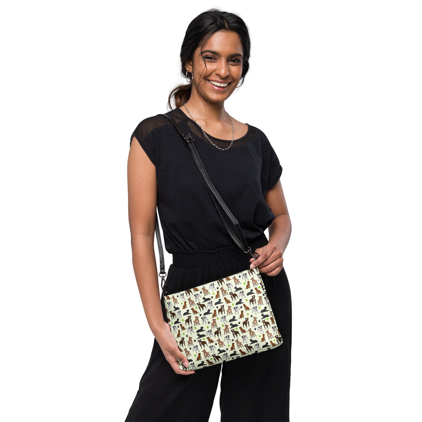 Staffy Dogs Crossbody Bag by Selina-Jayne