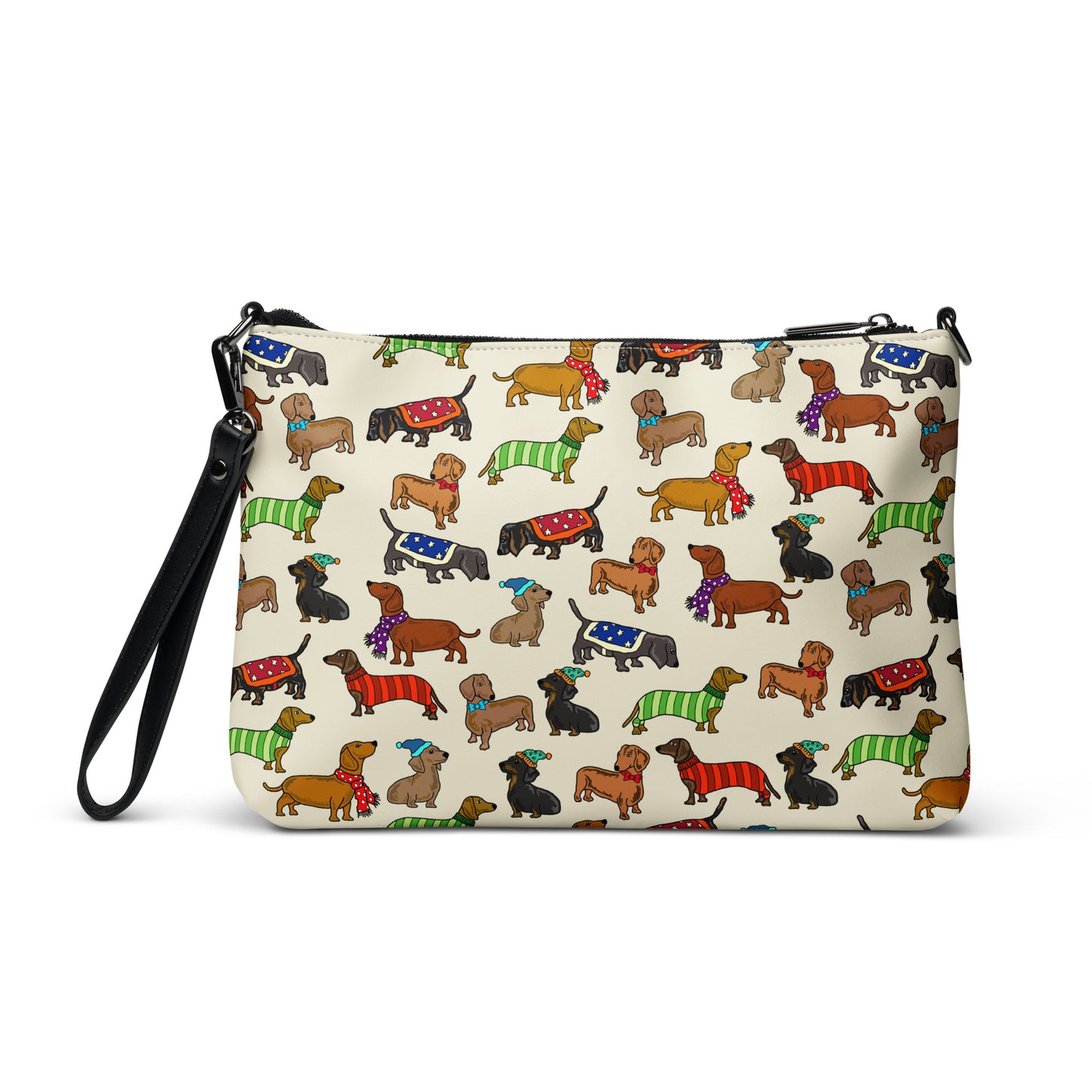 Dachshund Dogs Crossbody Bag by Selina-Jayne