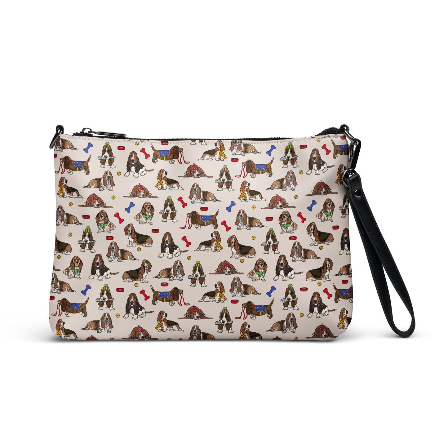 Bassett Hounds Crossbody Bag by Selina-Jayne