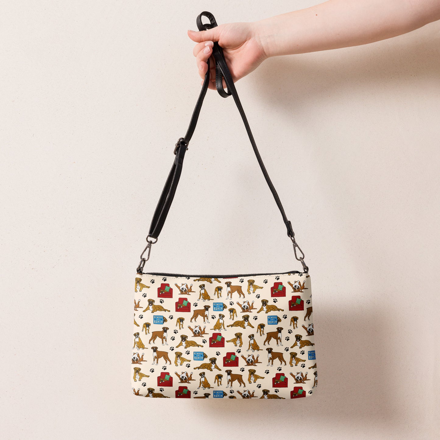 Boxer Dog Crossbody Bag by Selina-Jayne