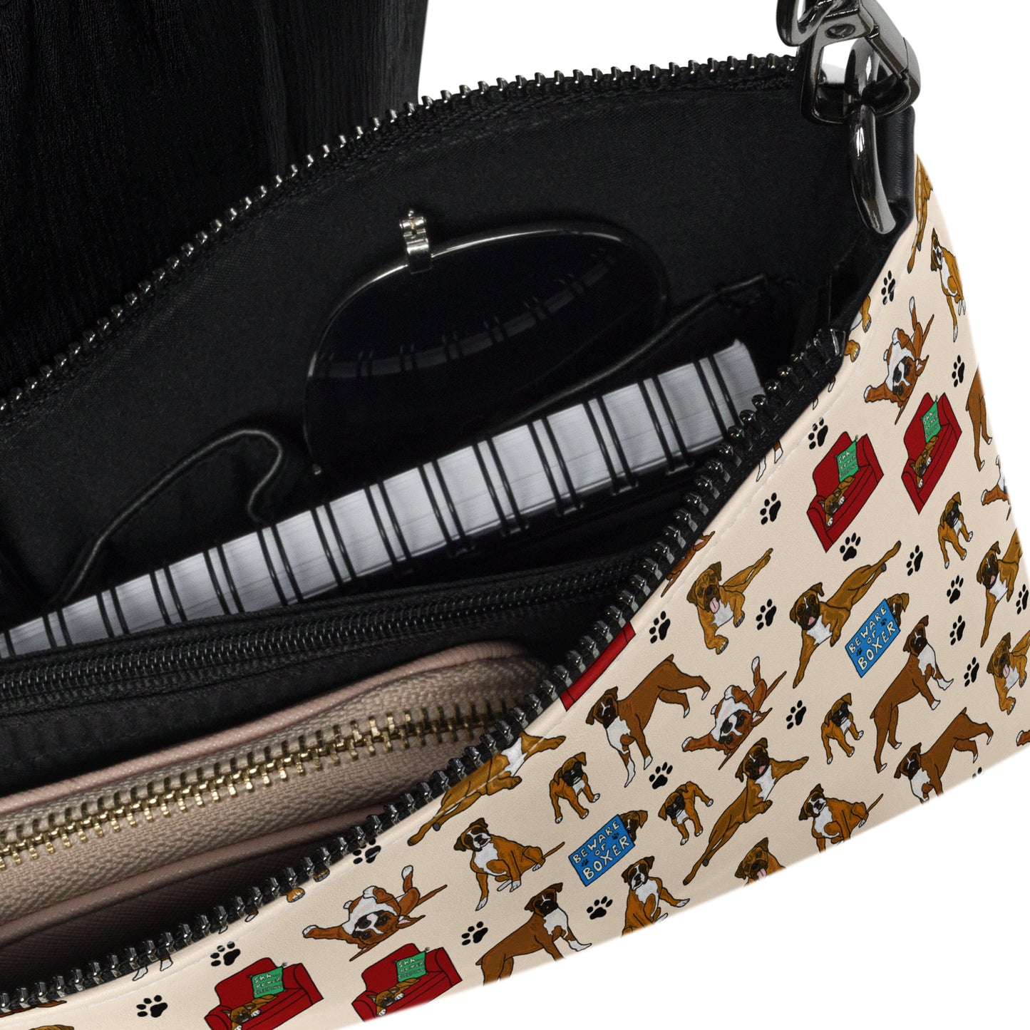 Boxer Dog Crossbody Bag by Selina-Jayne
