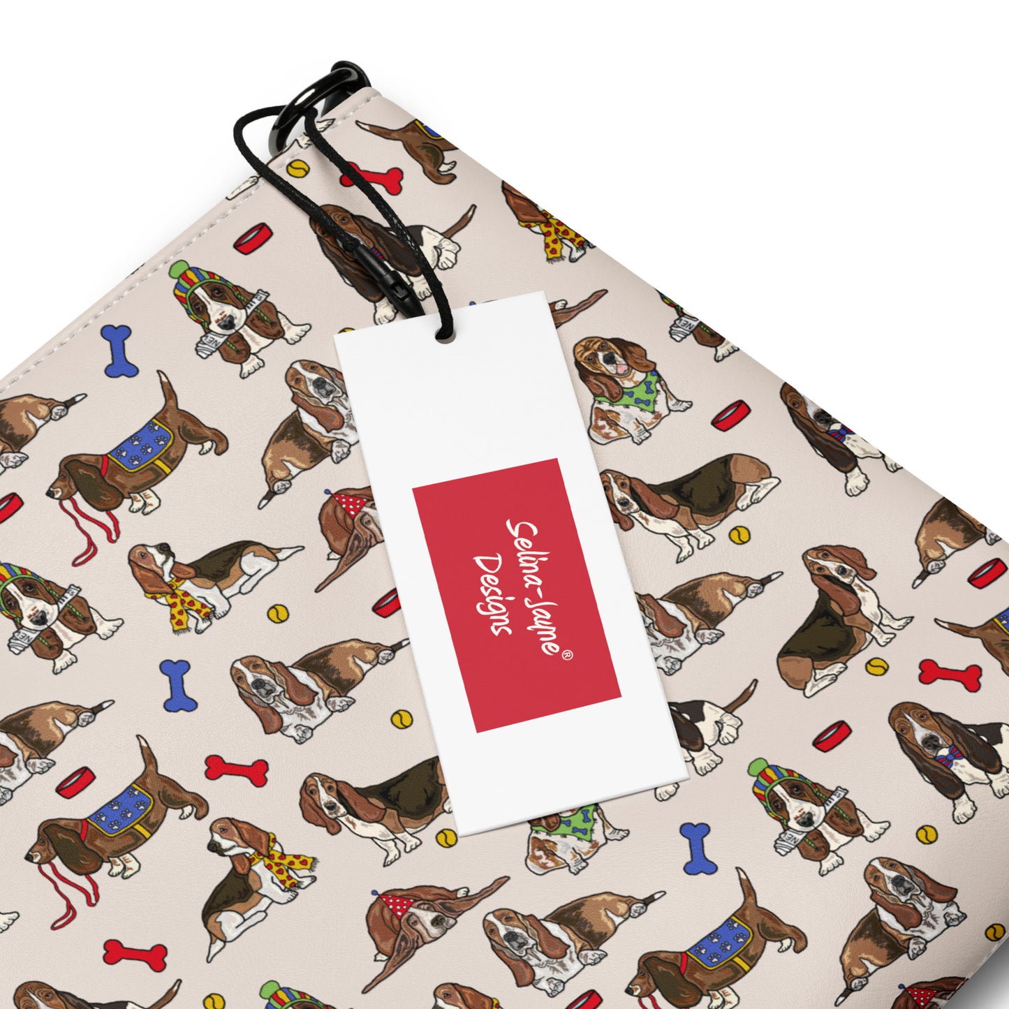 Bassett Hounds Crossbody Bag by Selina-Jayne