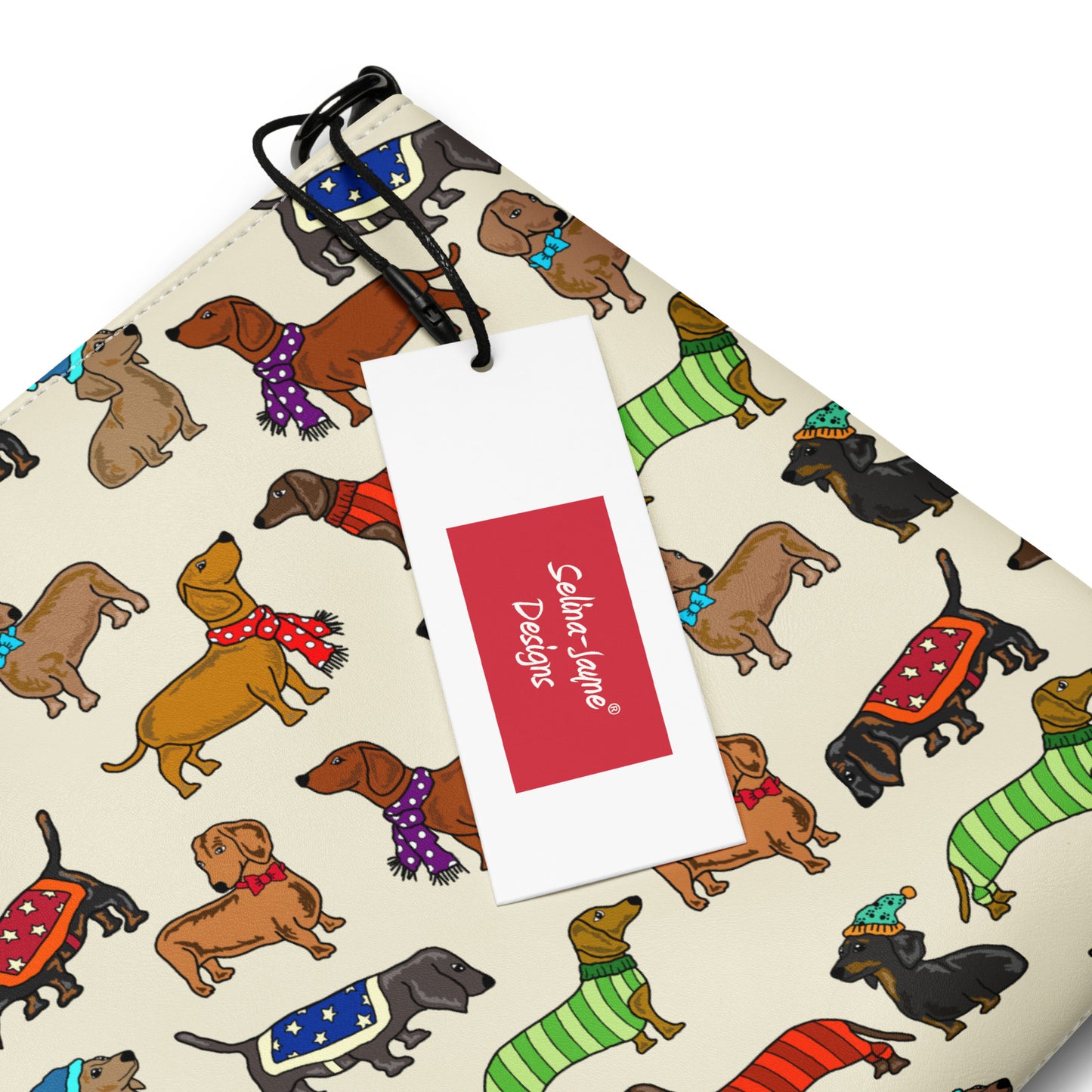 Dachshund Dogs Crossbody Bag by Selina-Jayne