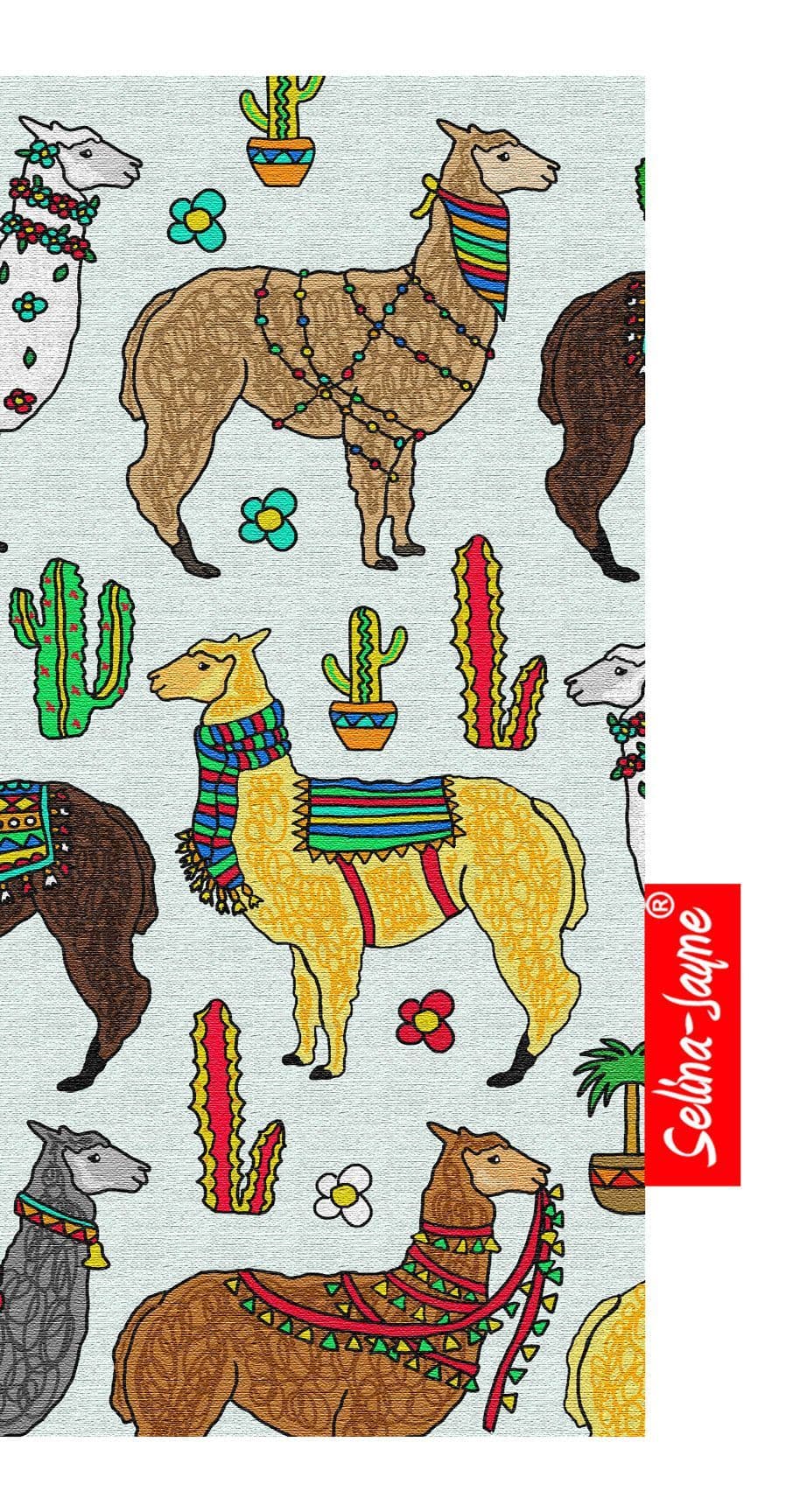 Alpaca Soft Glasses Case by Selina-Jayne
