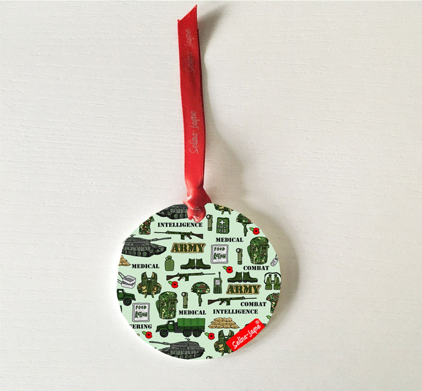 Army Hanging Decoration by Selina-Jayne