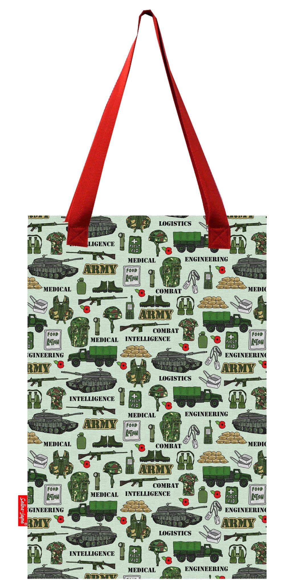 Army Tote Bag by Selina-Jayne