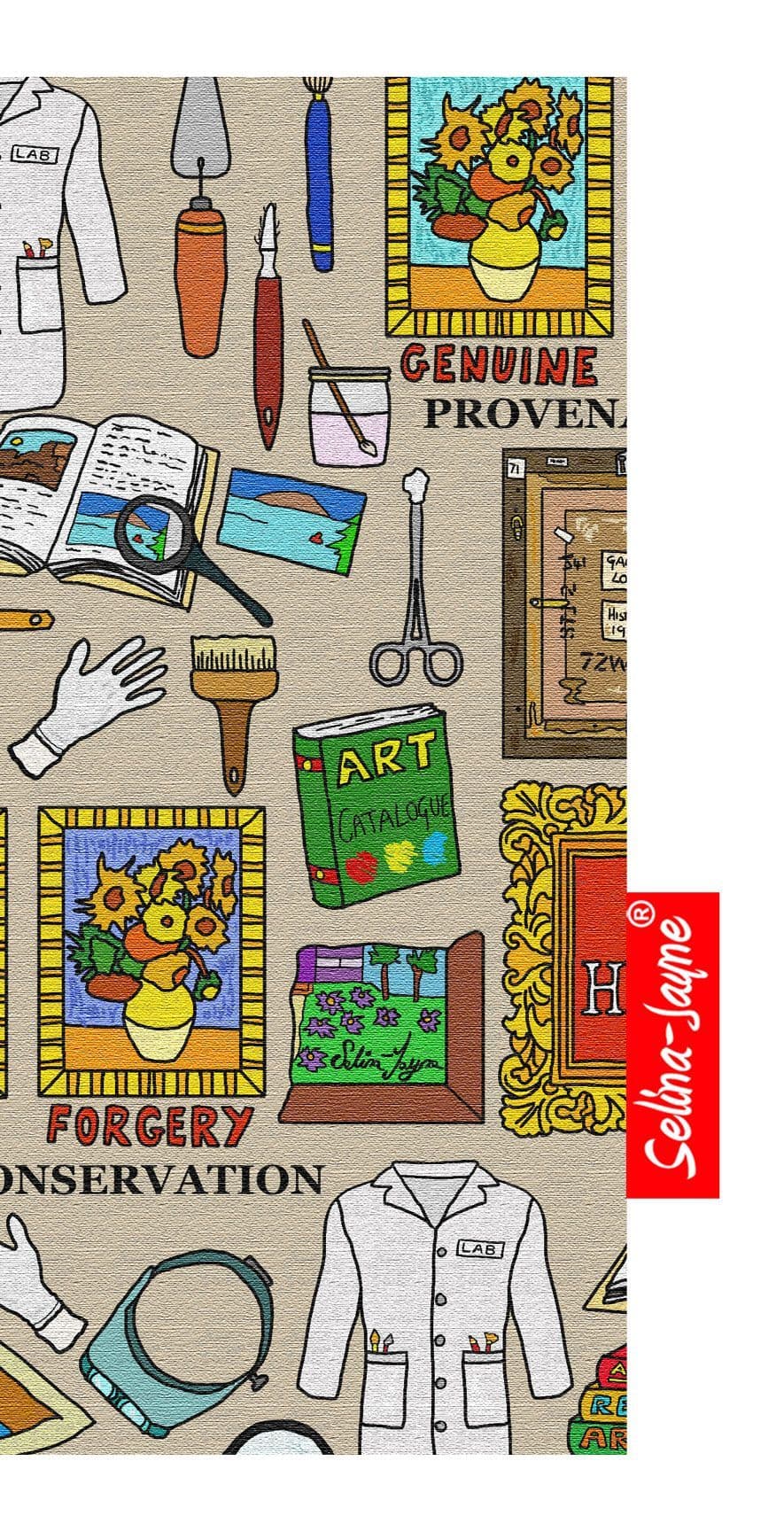 Art Historian Soft Glasses Case by Selina-Jayne