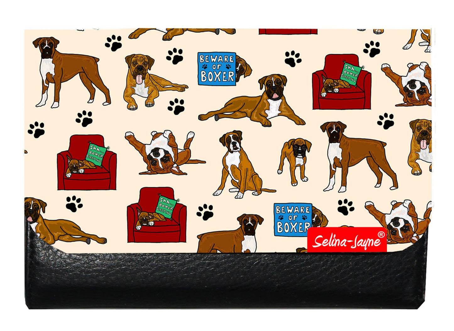 Boxer Dog Ladies Purse by Selina-Jayne