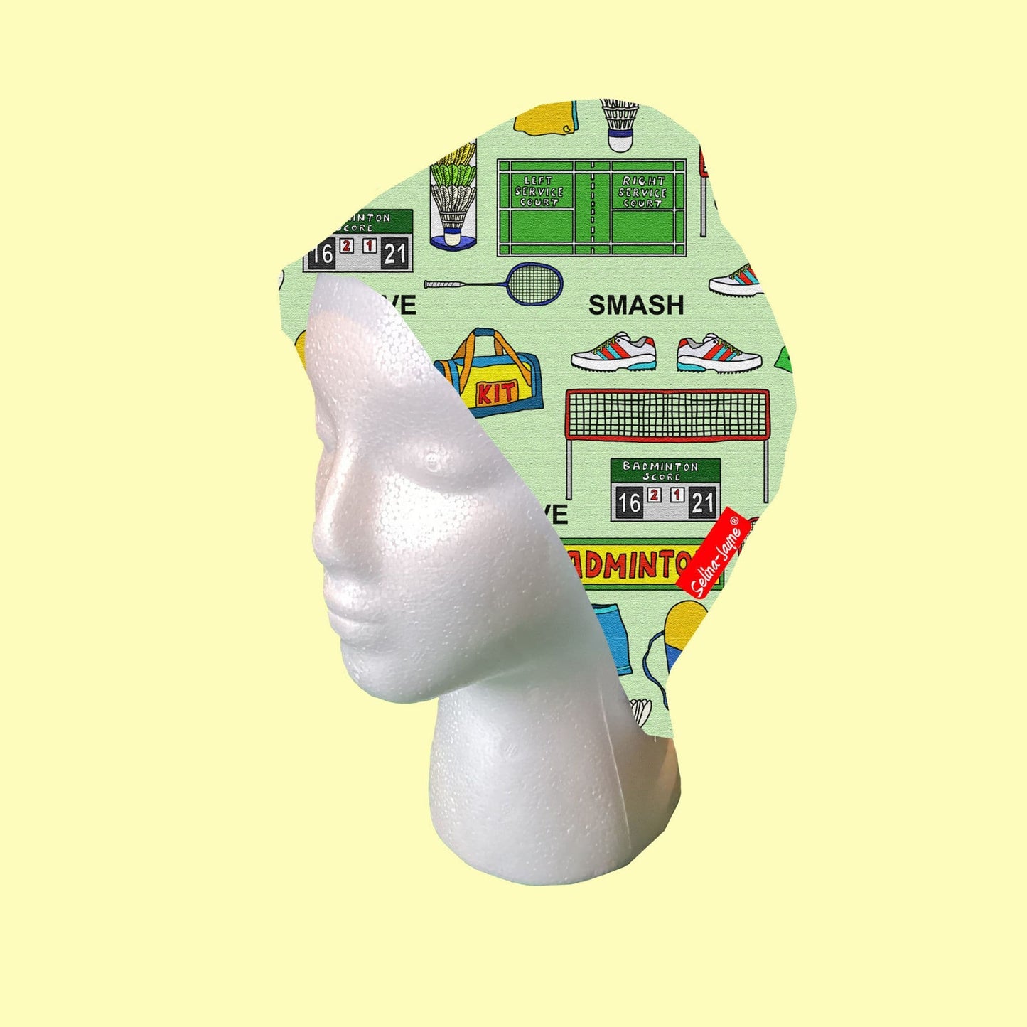 Badminton Scrub Cap by Selina-Jayne