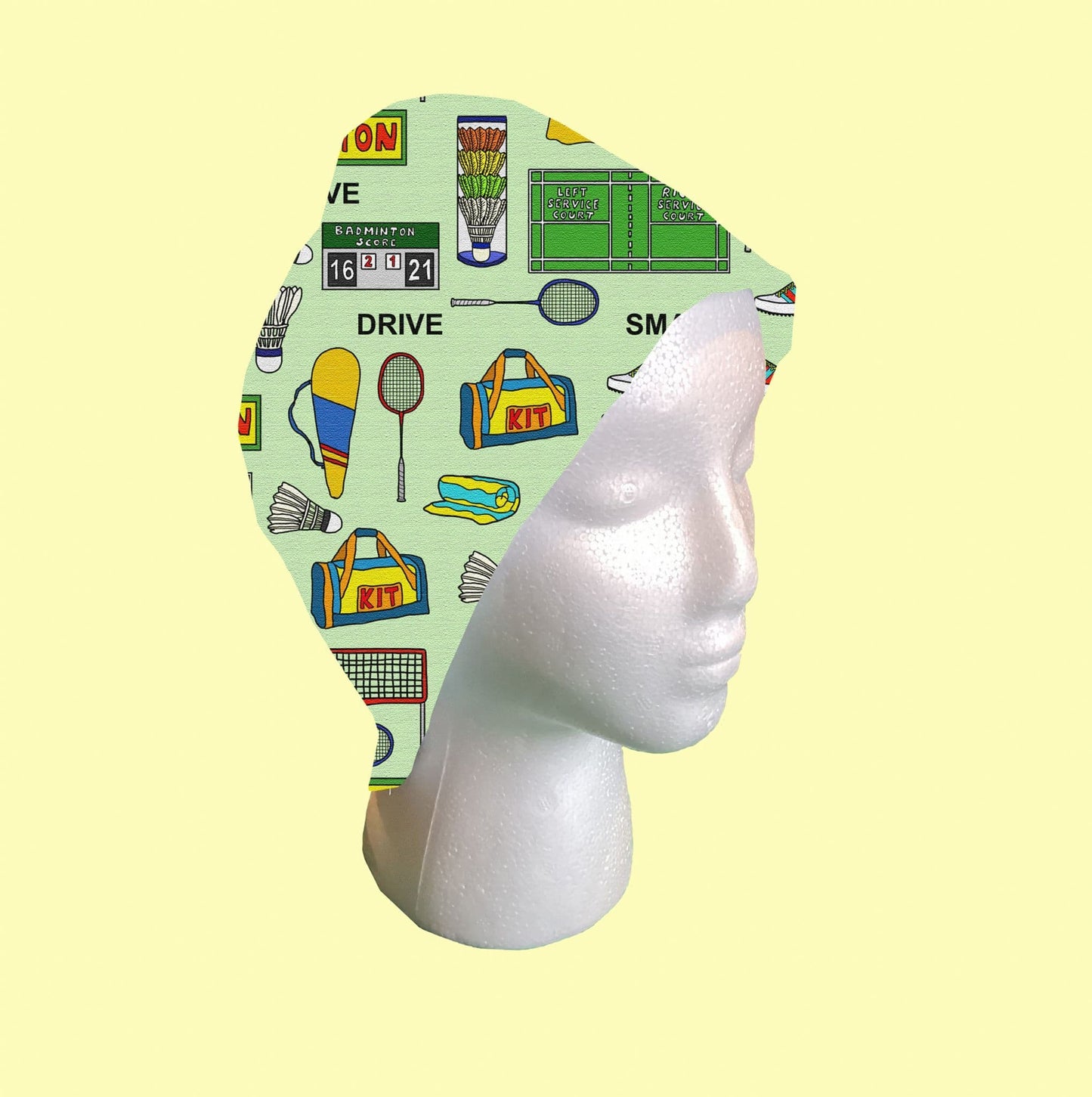 Badminton Scrub Cap by Selina-Jayne