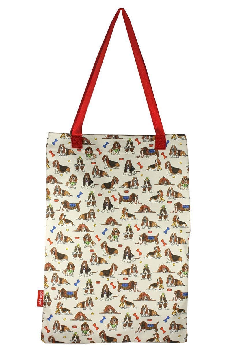 Basset Hound Tote Bag by Selina-Jayne
