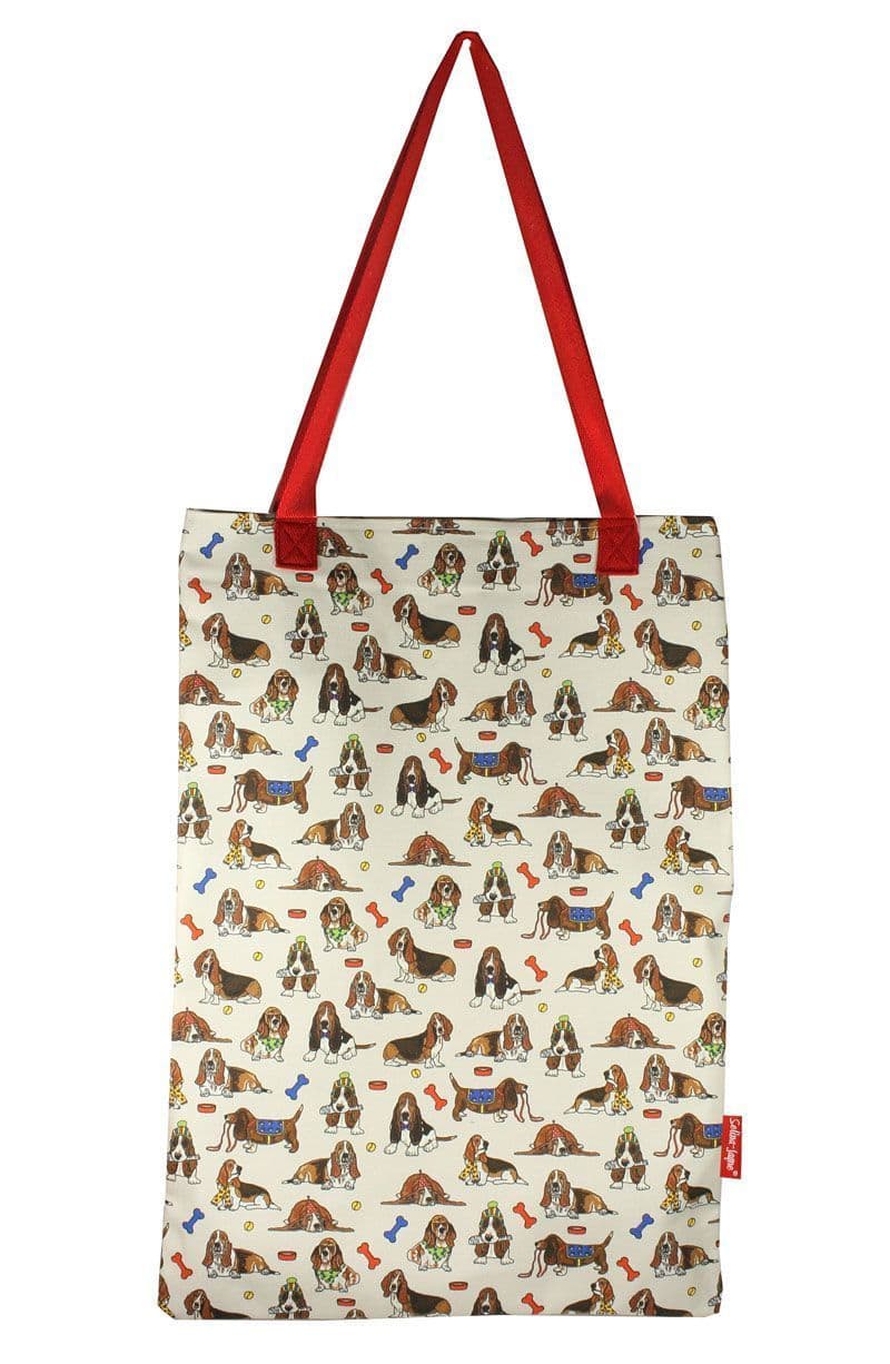 Basset Hound Tote Bag by Selina-Jayne