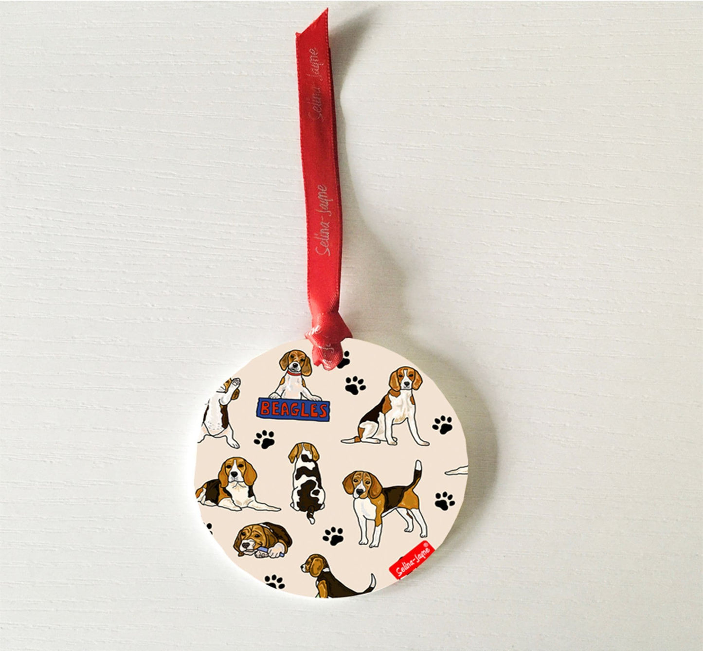 Beagles Hanging Decoration by Selina-Jayne