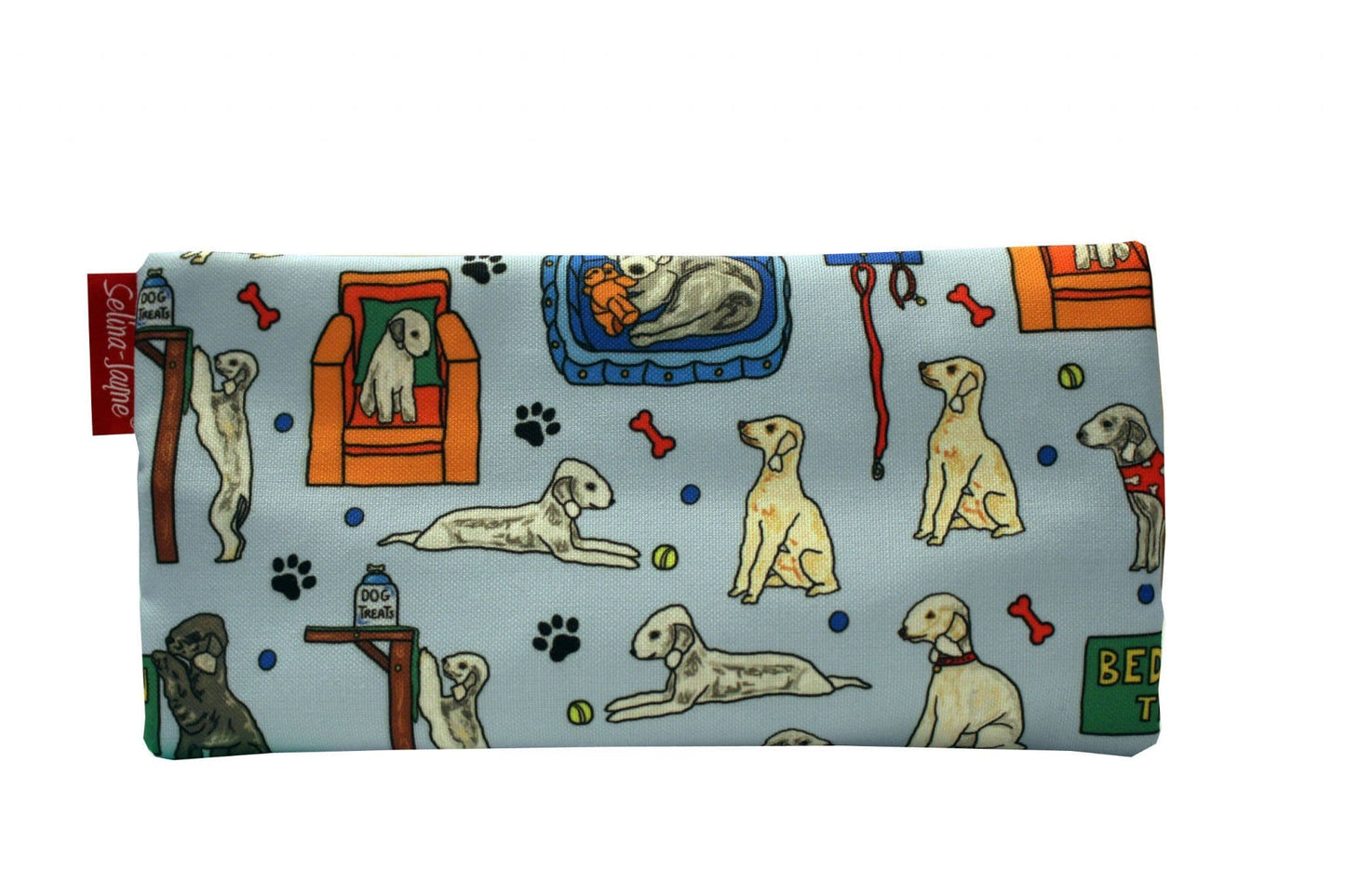 Bedlington Terrier Dog Pencil Case by Selina-Jayne