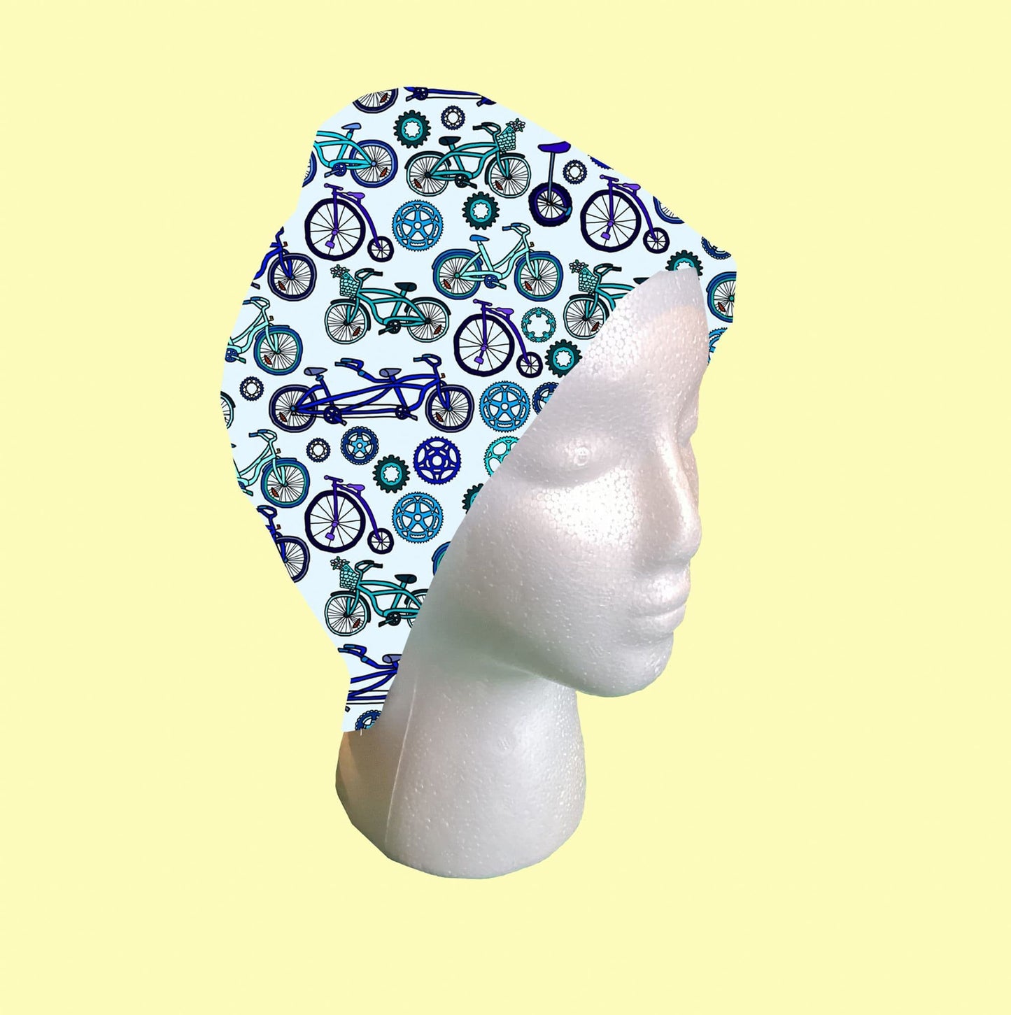 Bicycles Scrub Cap by Selina-Jayne