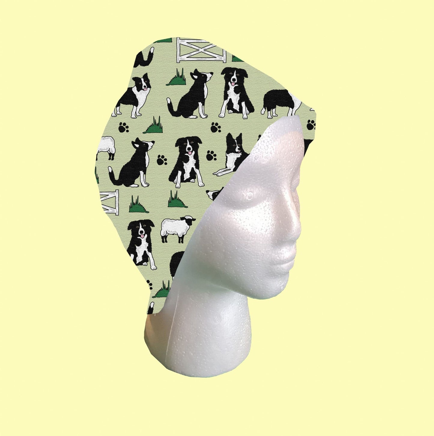 Border Collies Scrub Cap by Selina-Jayne