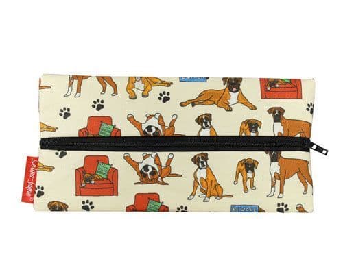 Boxer Dog Pencil Case by Selina-Jayne