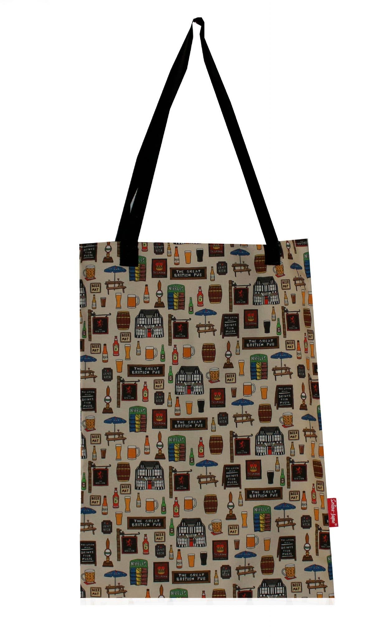 British Pub Tote Bag by Selina-Jayne