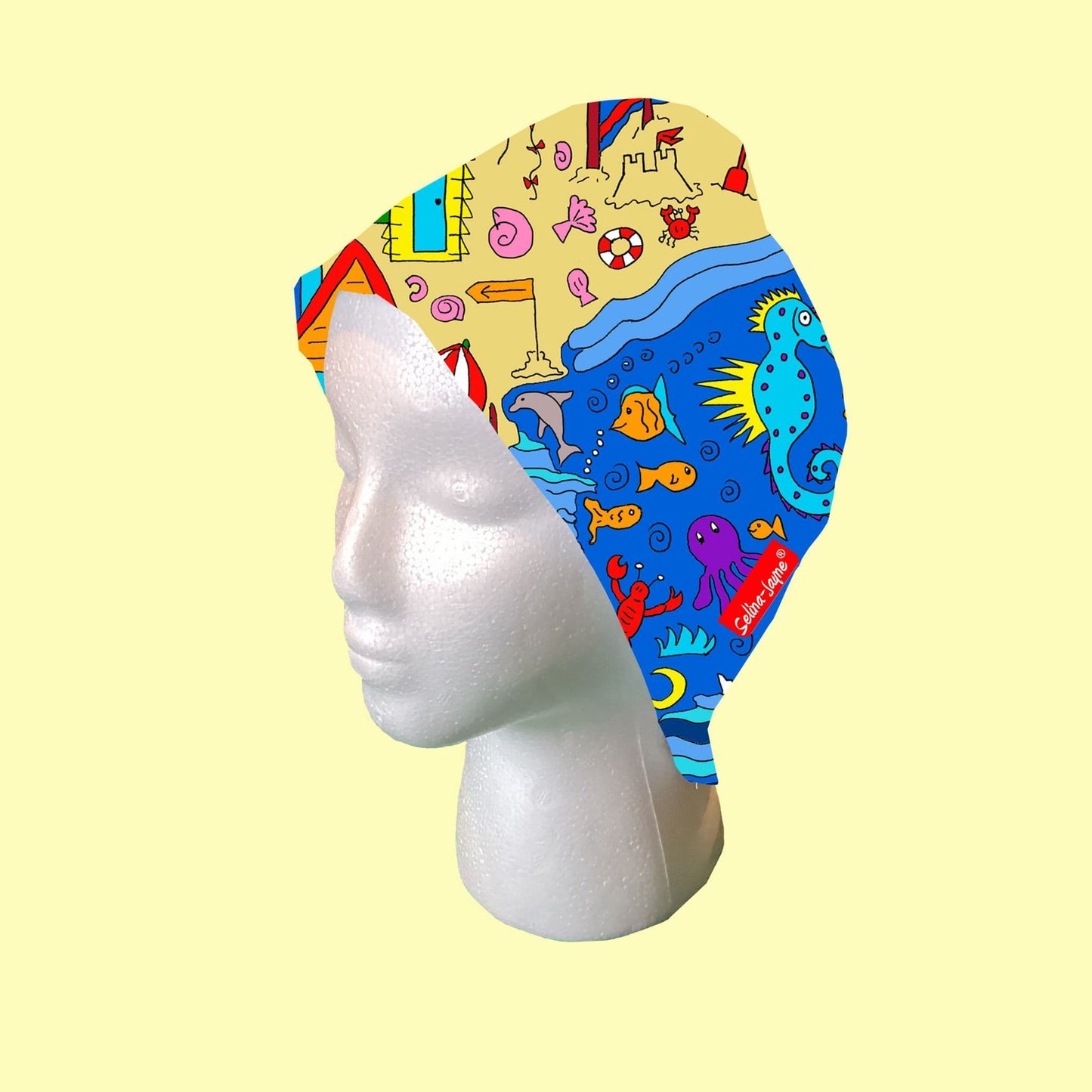 British Seaside Scrub Cap by Selina-Jayne