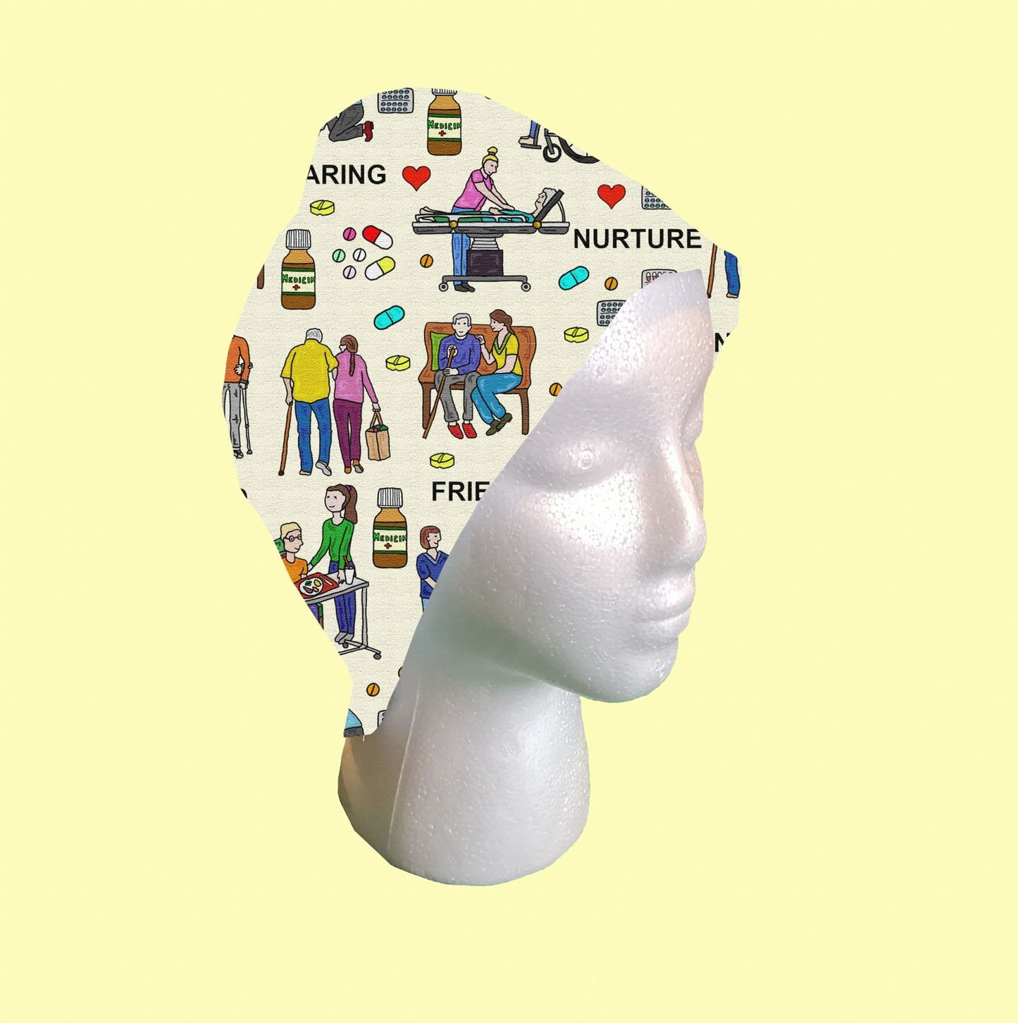 Care Assistant Scrub Cap by Selina-Jayne