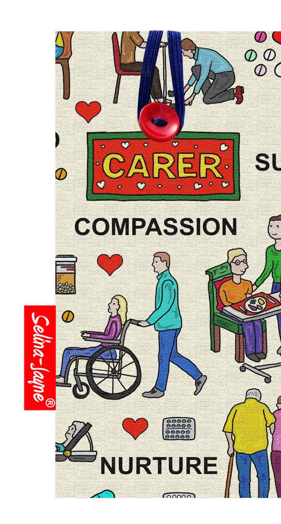 Care Assistant Soft Glasses Case by Selina-Jayne