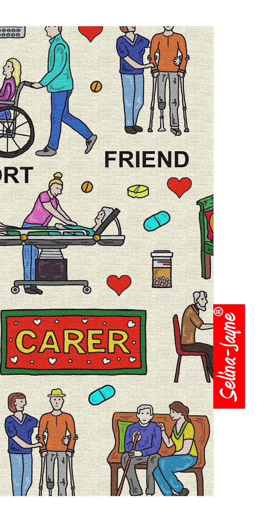 Care Assistant Soft Glasses Case by Selina-Jayne