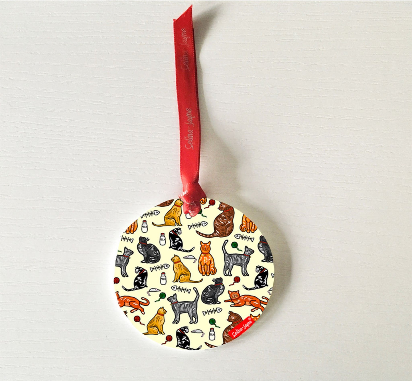 Cats Hanging Decoration by Selina-Jayne