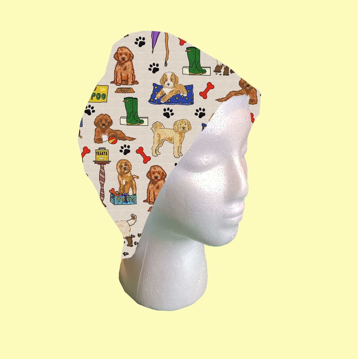 Cavapoo Scrub Cap by Selina-Jayne