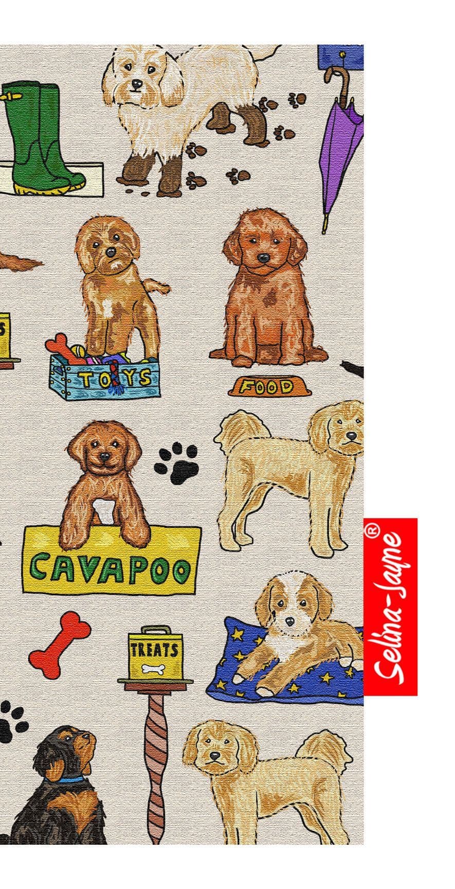 Cavapoo Soft Glasses Case by Selina-Jayne