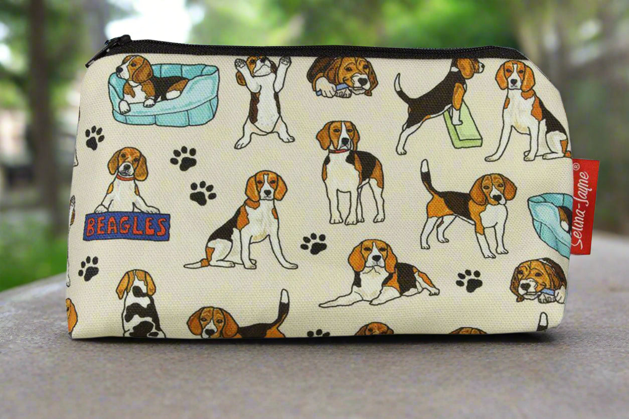Beagles Makeup Bag