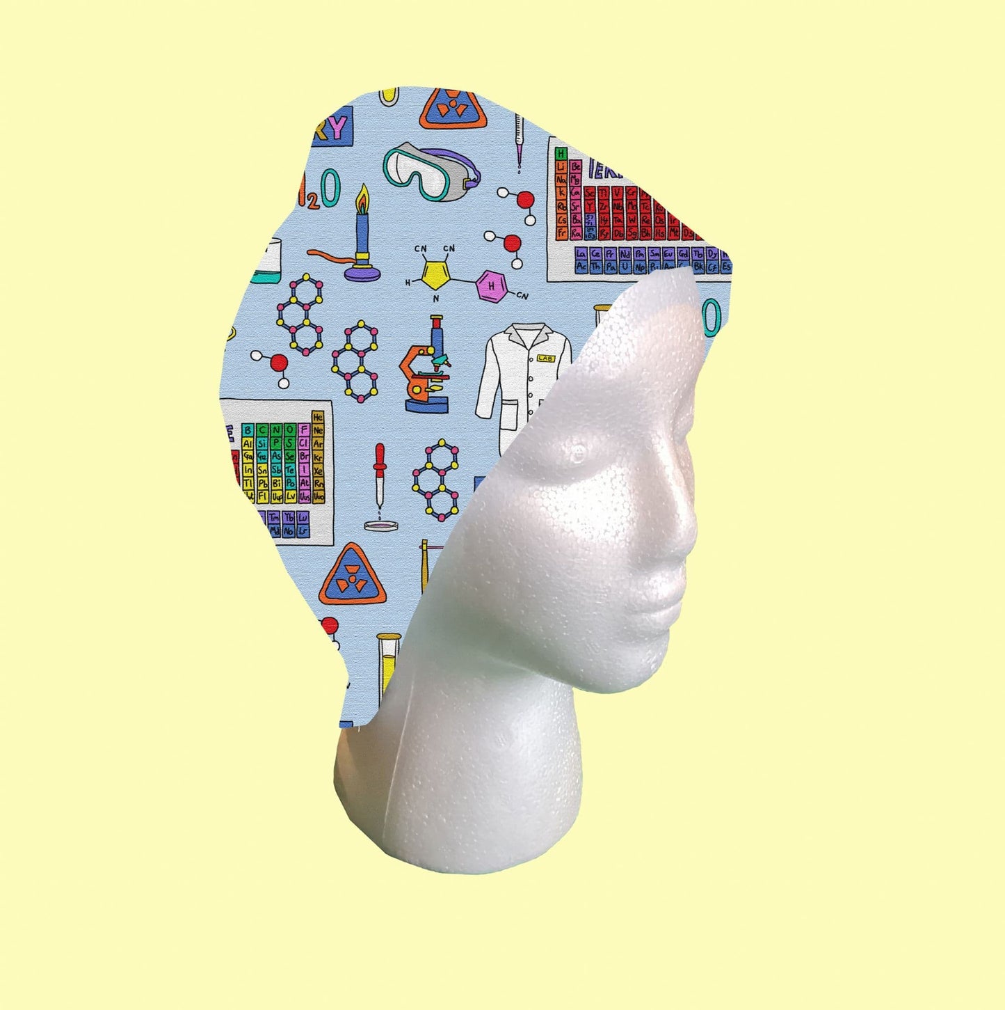 Chemistry Scrub Cap by Selina-Jayne